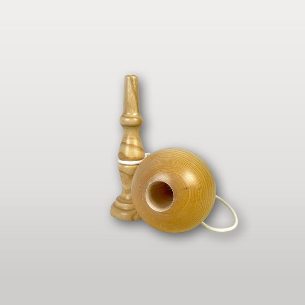 Bilboquet Bois Naturel 16 cm-2