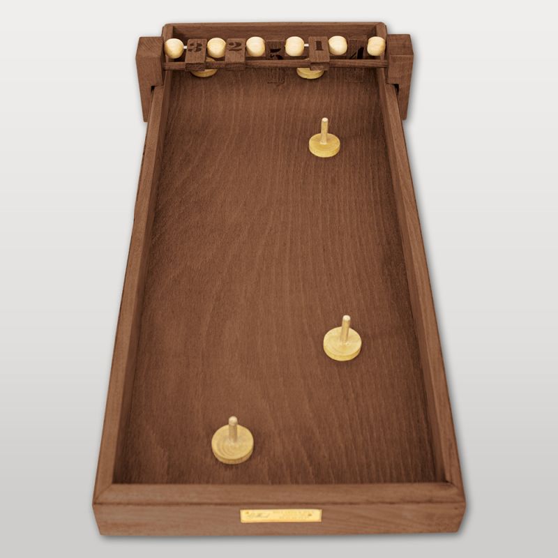 Jeu de palets à clapets en bois