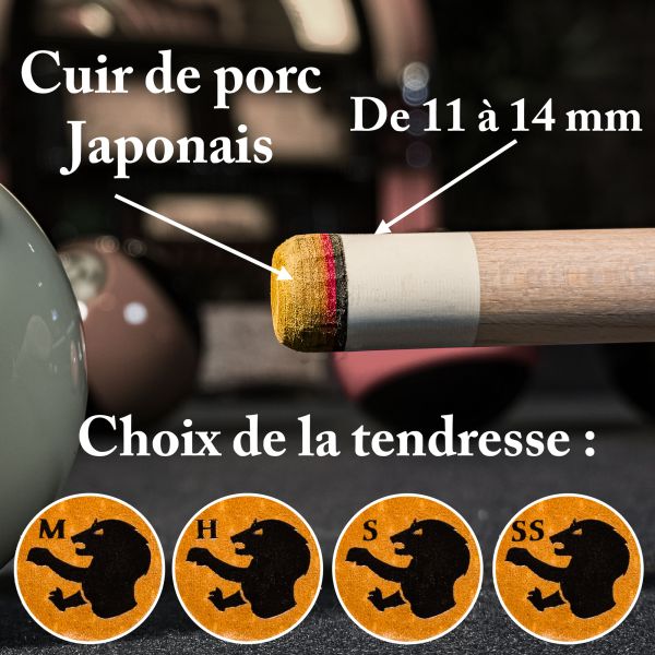 Procédé Multicouches (8) Cuir japonais  - 11 à 14mm-1