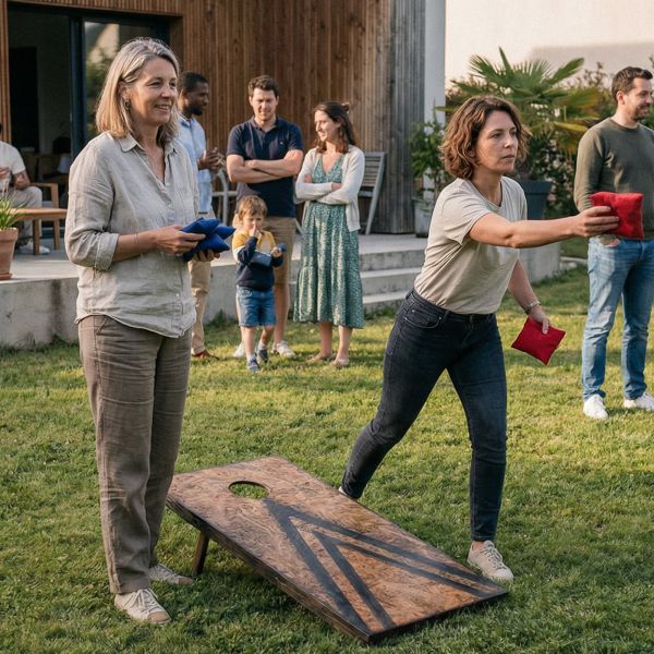 Cornhole Américain, une pétanque version US (intérieur et extérieur)-1