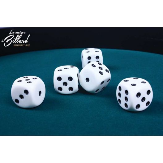 Piste de dés bois et simili cuir vert-2