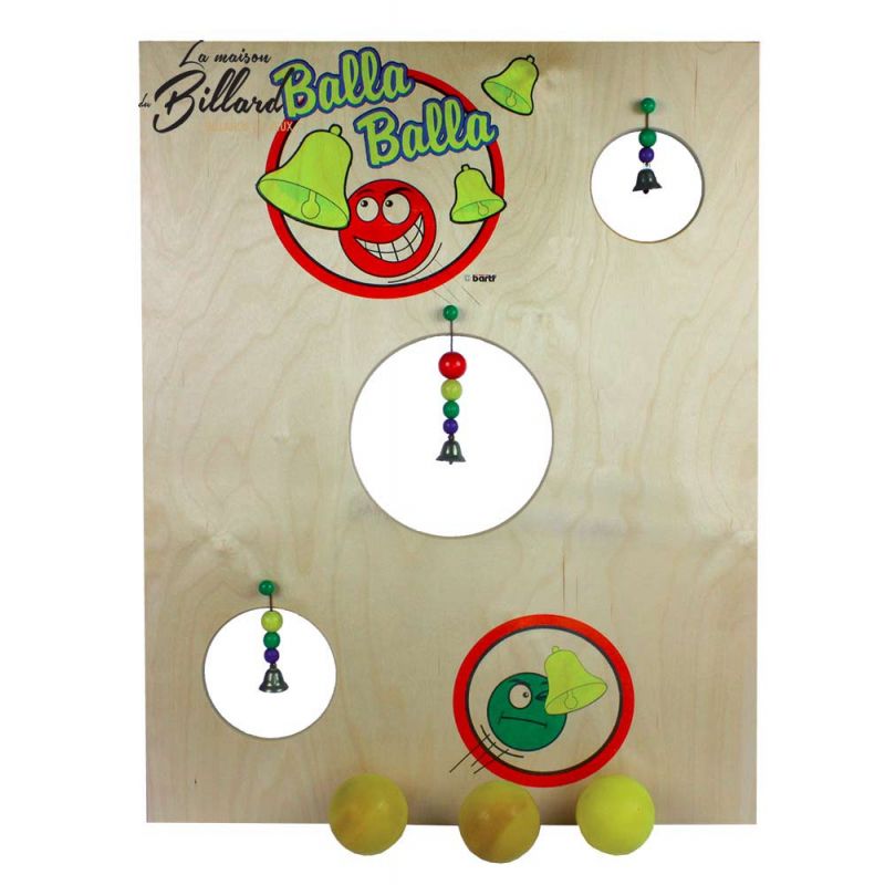 Paris Prix - Jeu Enfant Chamboule Tout 3 Balles Multicolore