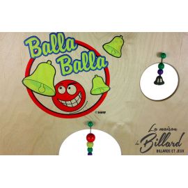 Jeu de kermesse planche balle à la cloche