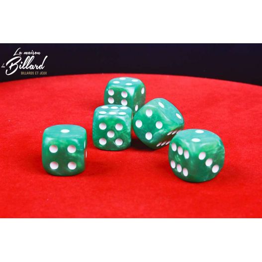 Piste de dés bois et simili cuir Rouge-2