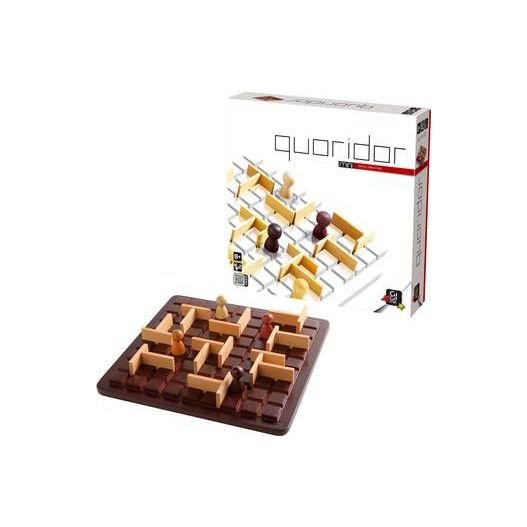 Quoridor Mini - Un Jeu de Stratégie et de Réflexion en Bois Compact-1