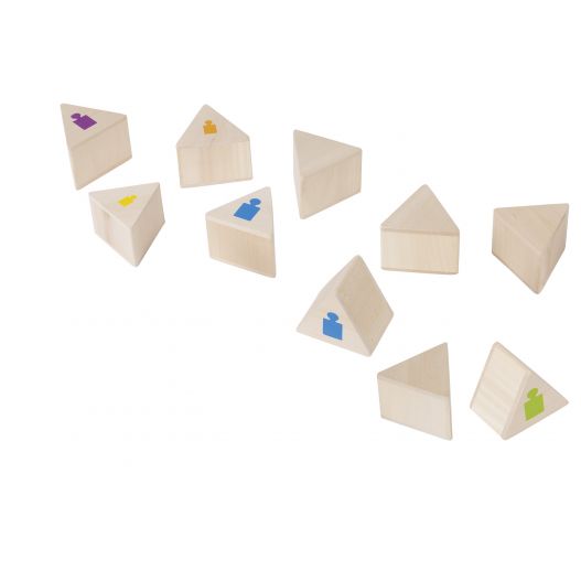 Jouet en bois sensoriel :...