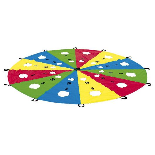 Parapoints — Jeu collectif multicolore pour enfants (Ø 4 m)-1