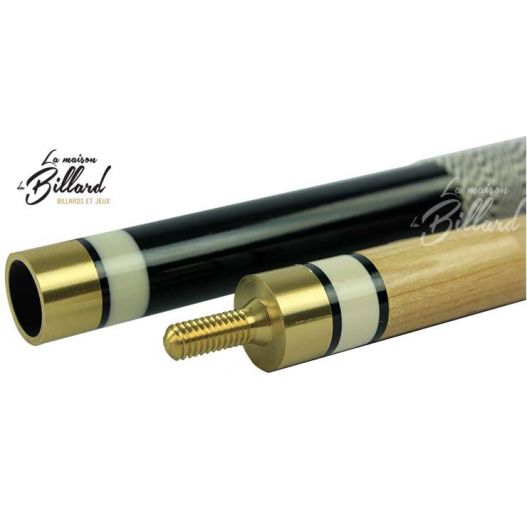Coffret queue de billard mixte noir-2