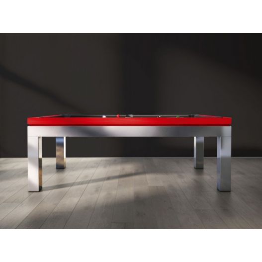 Billard New Tendance C. Inox : un billard haut de gamme en inox et bois massif-1