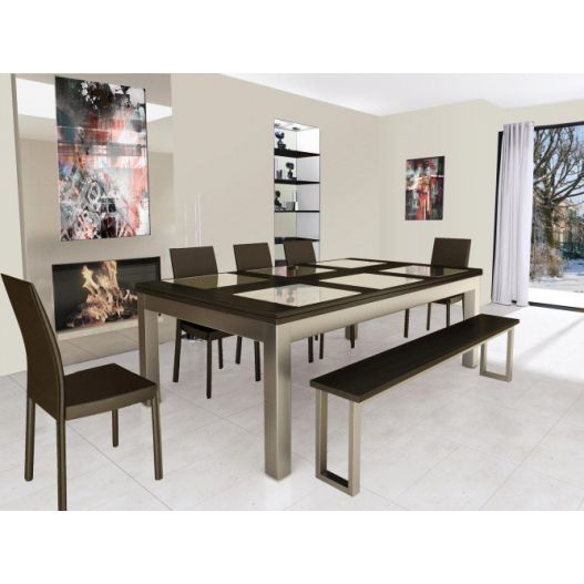 Billard transformable en table : Steel Tendance, collection Excellence-4
