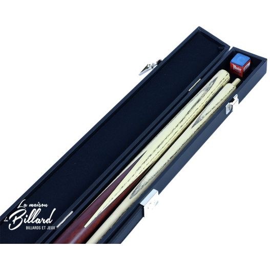Coffret Queue de billard haut de gamme 1/2-2