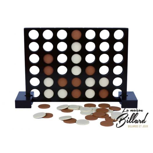 Puissance 4 adulte en bois-1