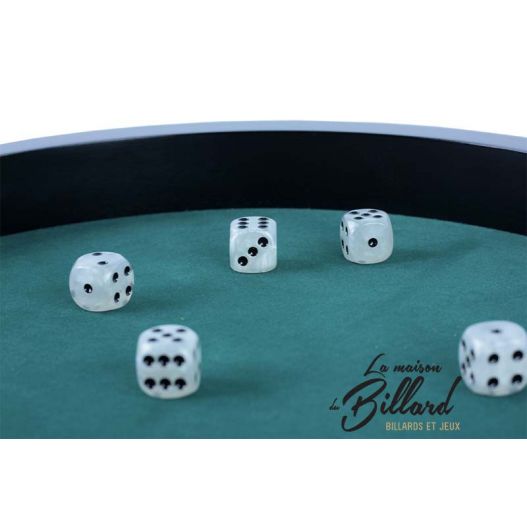Piste de dés Prestige Noir 34 cm-3