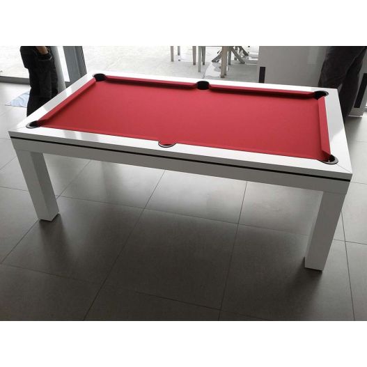 billard Novea, convertible en table, Blanc brillant + 20 autres coloris-3