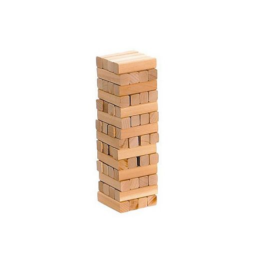 Jenga artisanal en bois-1