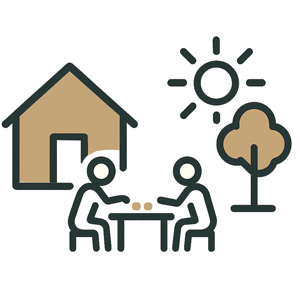 Animation intérieur et extérieur