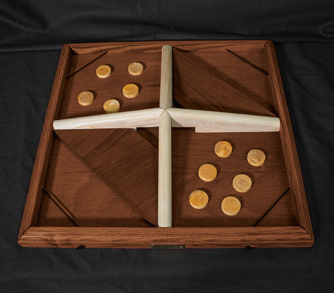 Planche à rebond 4 joueurs – disposition des zones de jeu