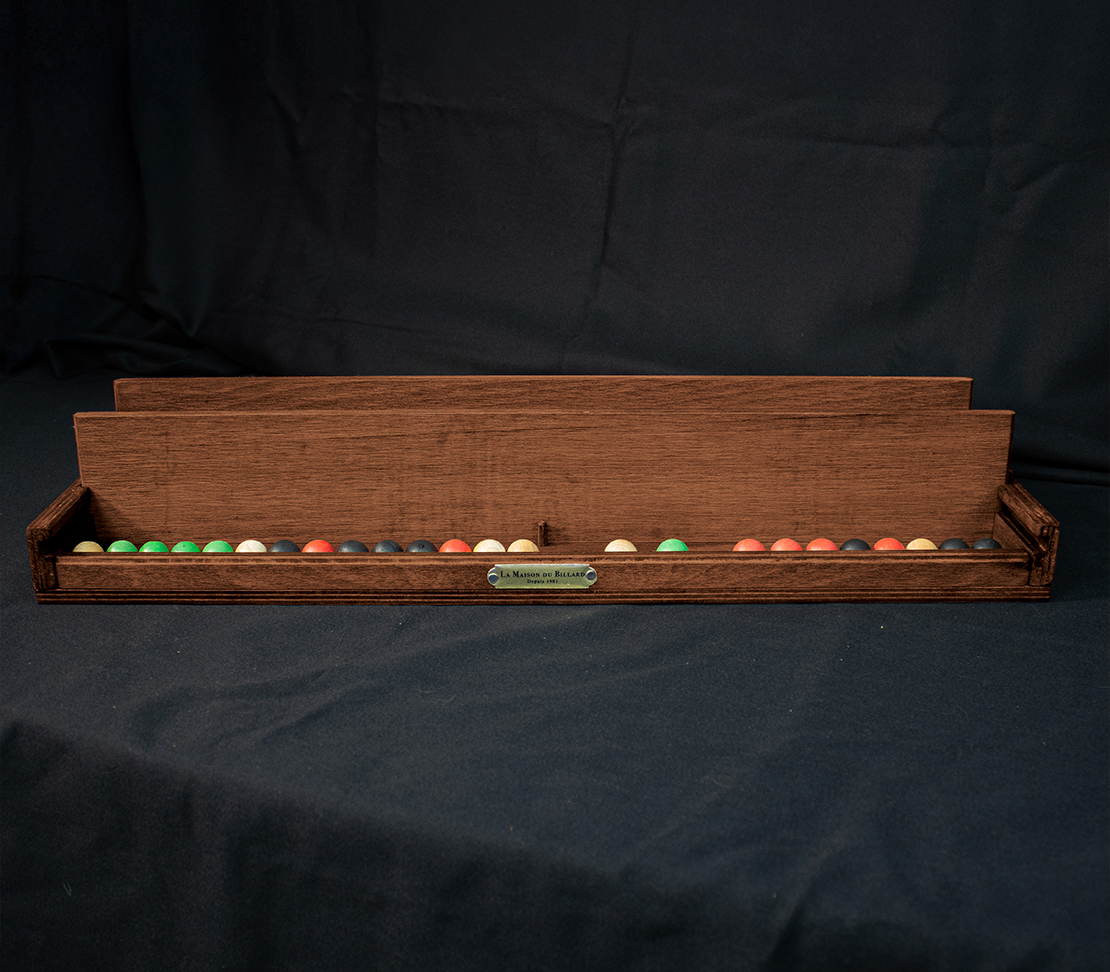 Détail du mécanisme du jeu memory en bois