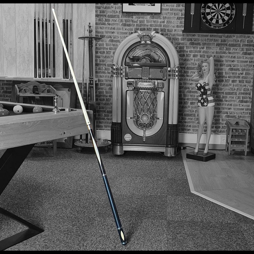 Queue de billard américaine bleu