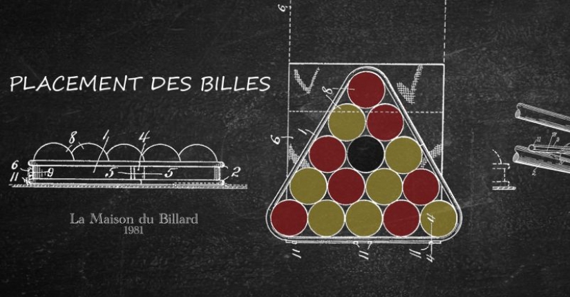 Comment je dois placer les billes dans le triangle au billard 8 pool ?