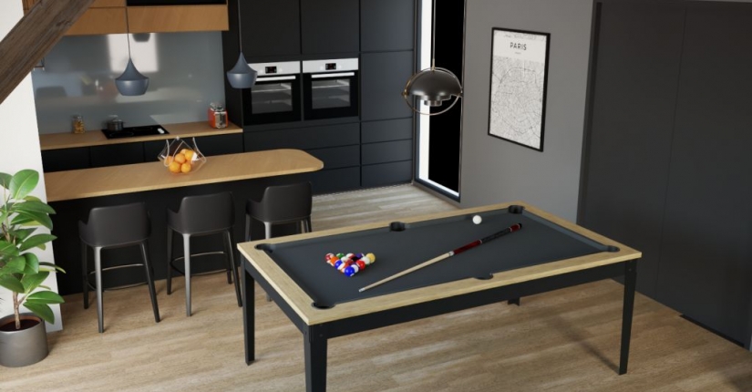La Maison du Billard | Table de billard style industriel : le guide déco