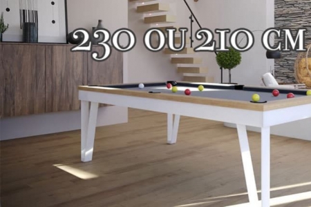 Quel taille de billard choisir entre un 2m10 et un 2m30 ?